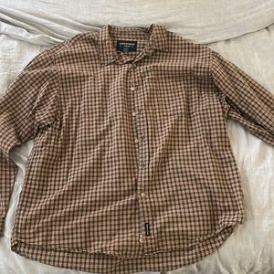 Original Abercrombie and Fitch big shirt. Plaid long sleeve shirt. XXL.